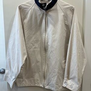 Vintage London Fog Men’s Windbreaker Navy Size 42 Mesh Lining